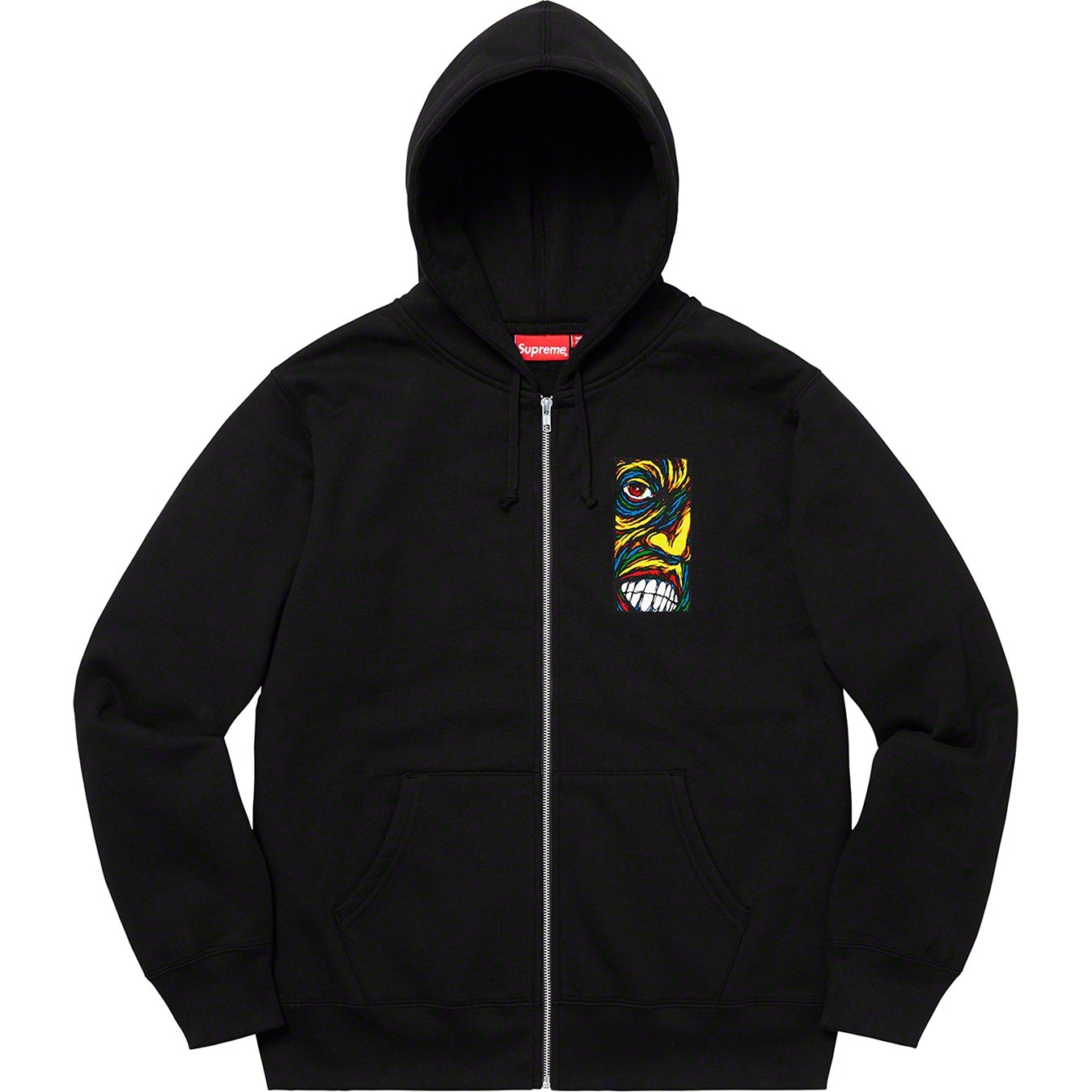 Disturbed Zip Up Hooded Sweatshirt view 5